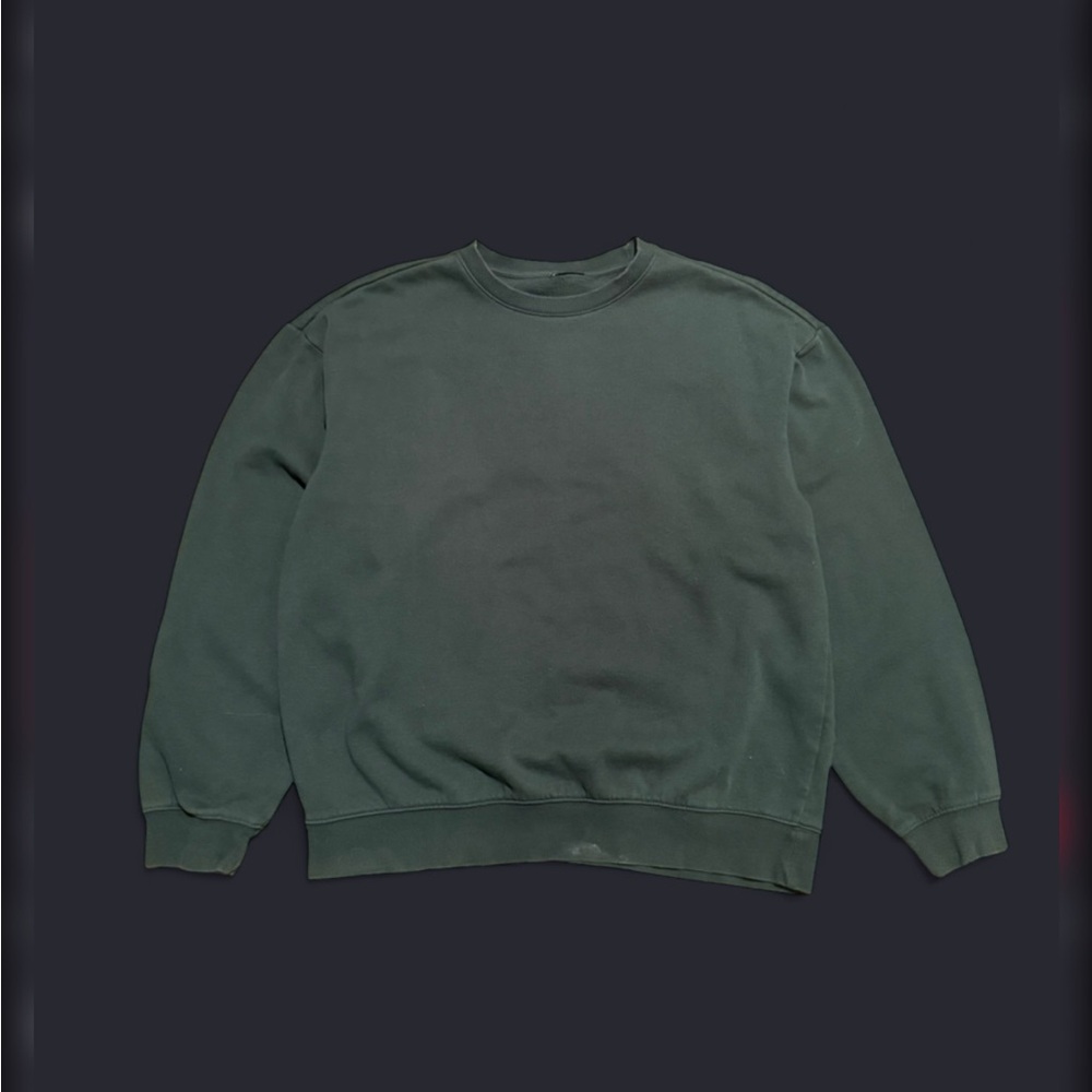 Men's Dark Green Crewneck Sweater